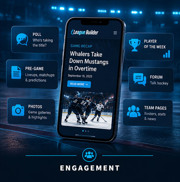 League Builder Engagment
