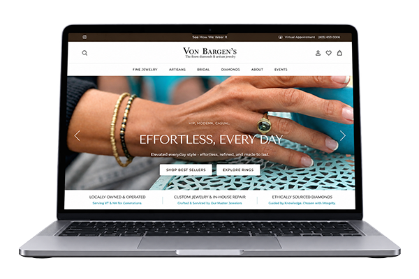 VonBargens on Laptop